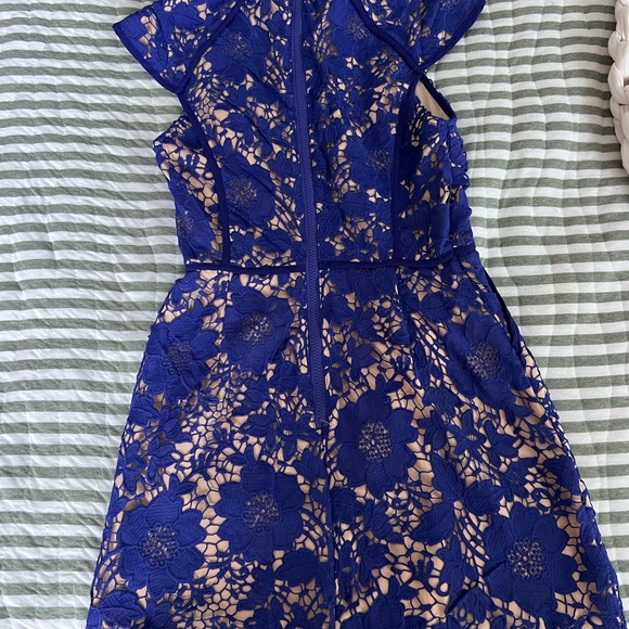 Embroidered Cocktail Dress - Picture 3 of 3